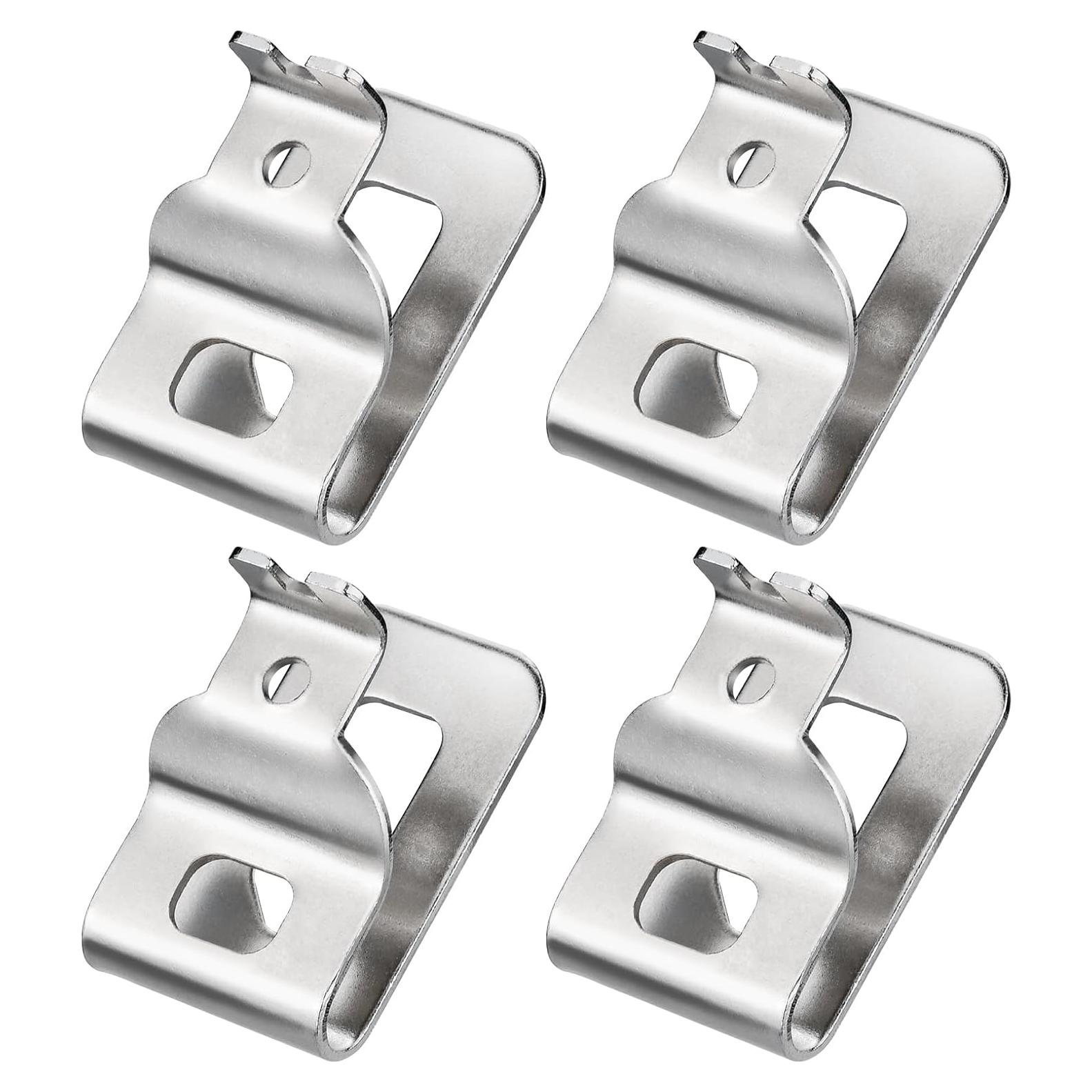 Clips de Cinturón Dewalt N268241 - 4 Piezas Acero Inoxidable