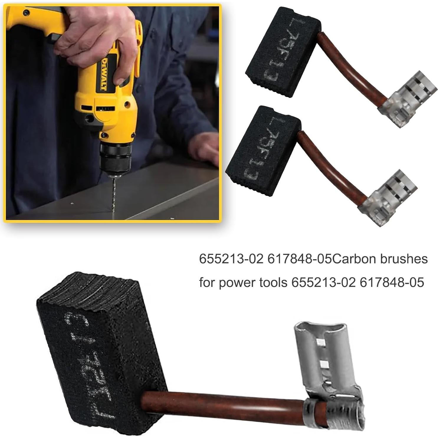 655213-02 Carbon Brush With Lead for DeWALT DW124 DW292 DW293 DW294 DW130V DW124K DW130V