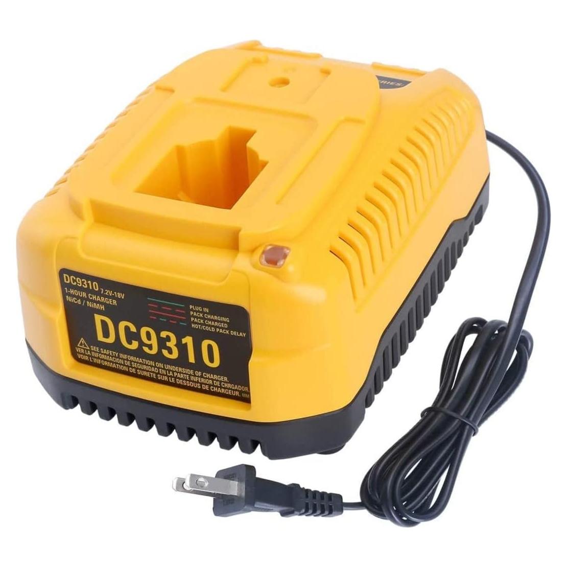 Cargador de Batería ANOITD 18V Dewalt DC9310 NiCad NiMh