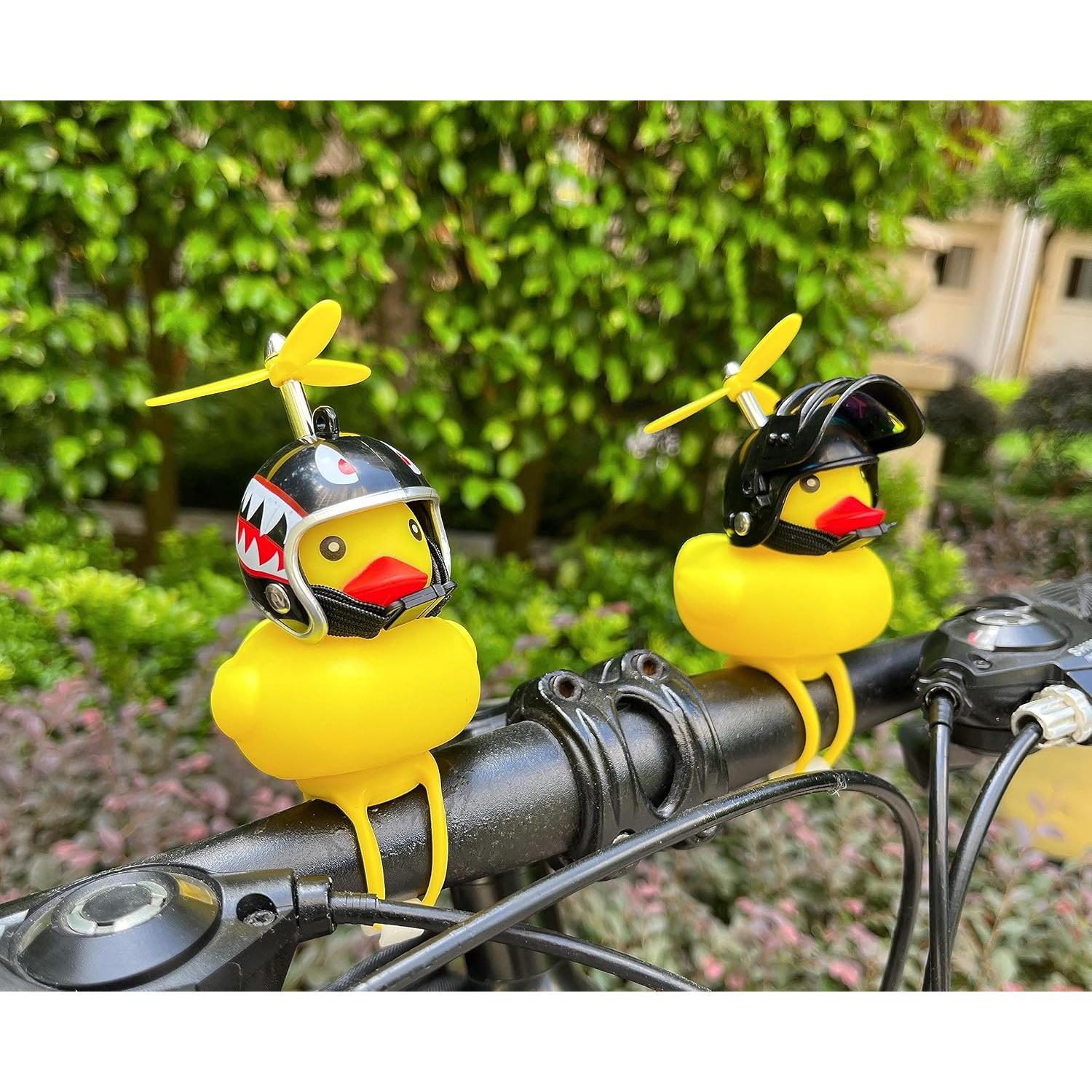 Campana de Bicicleta Pato Amarillo Omeet con Luz LED