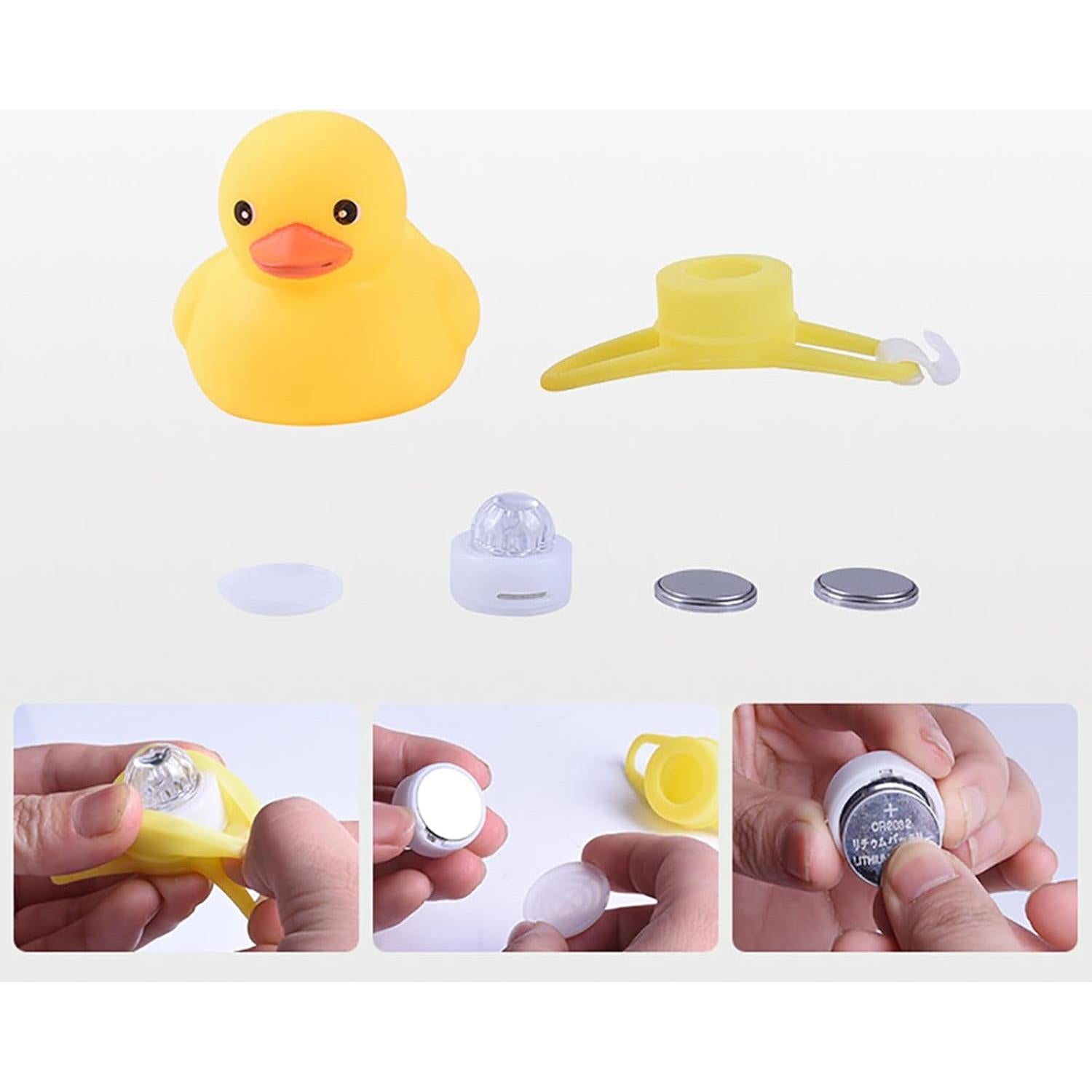 Campana de Bicicleta Pato Amarillo Omeet con Luz LED