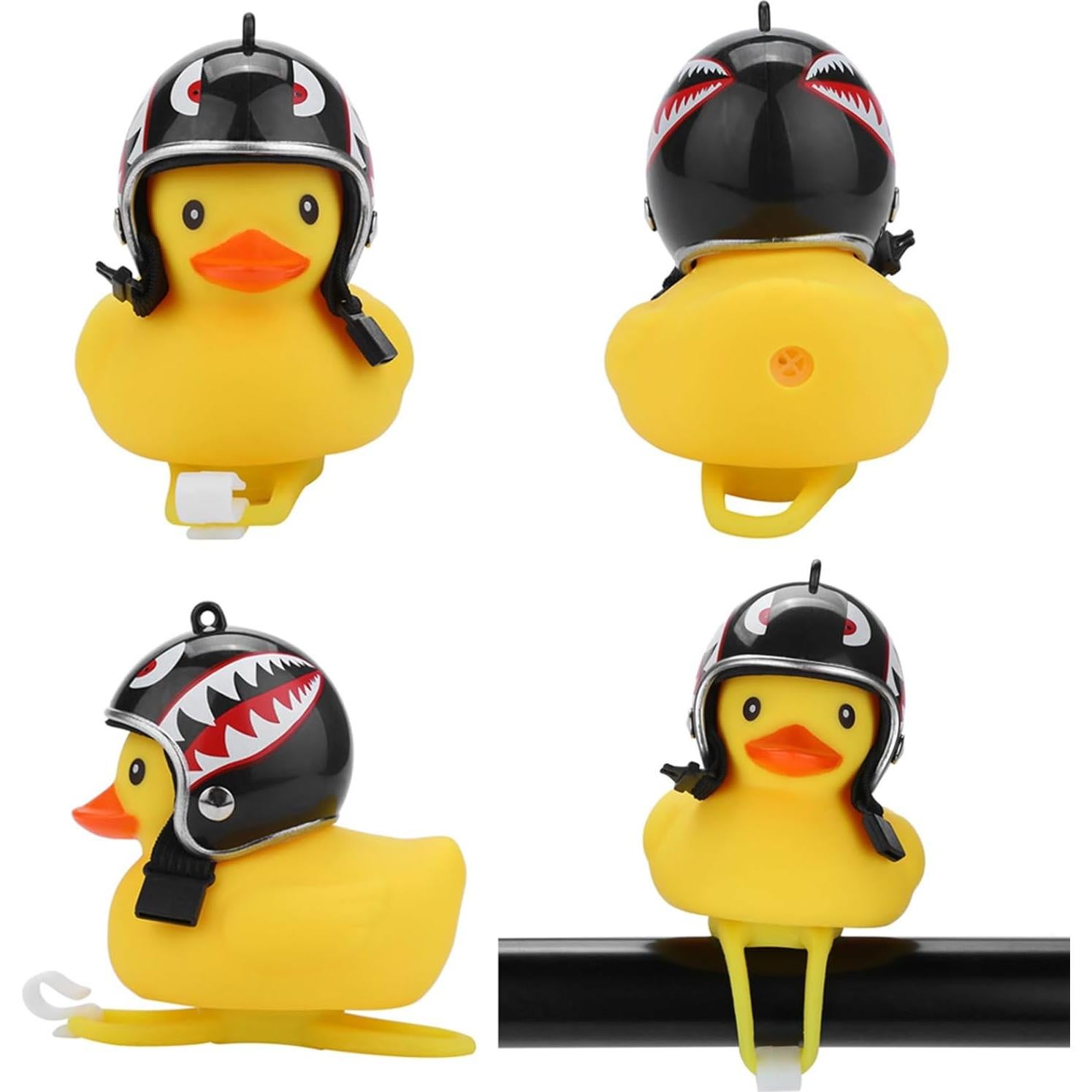 Campana de Bicicleta Pato Amarillo Omeet con Luz LED