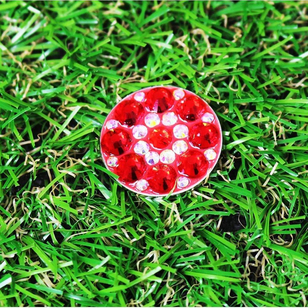 Collar con Marcadores de Golf GOLTERS - Cristal Rojo