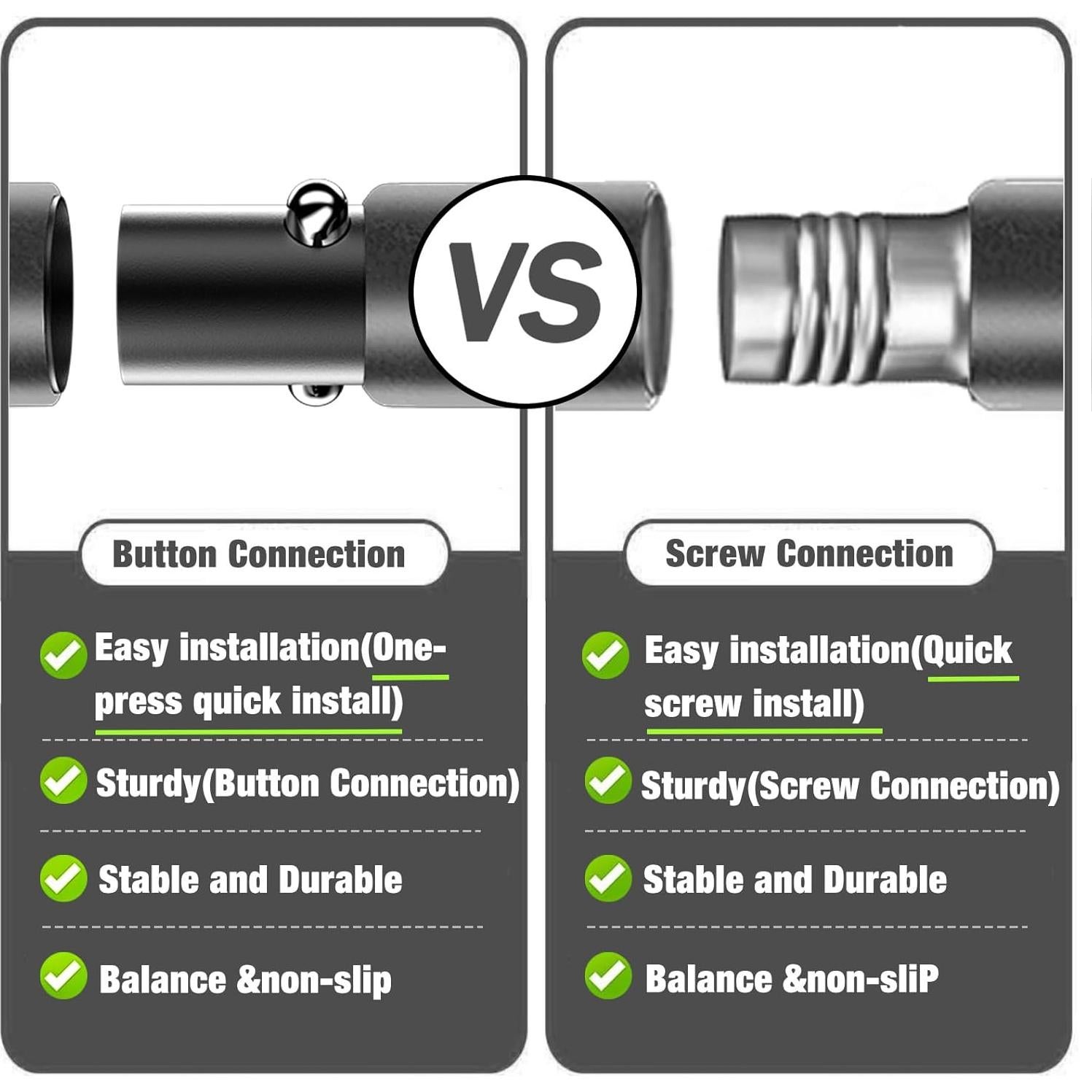 Kit de barra de pilates Bbtops con bandas de resistencia 6 en 1