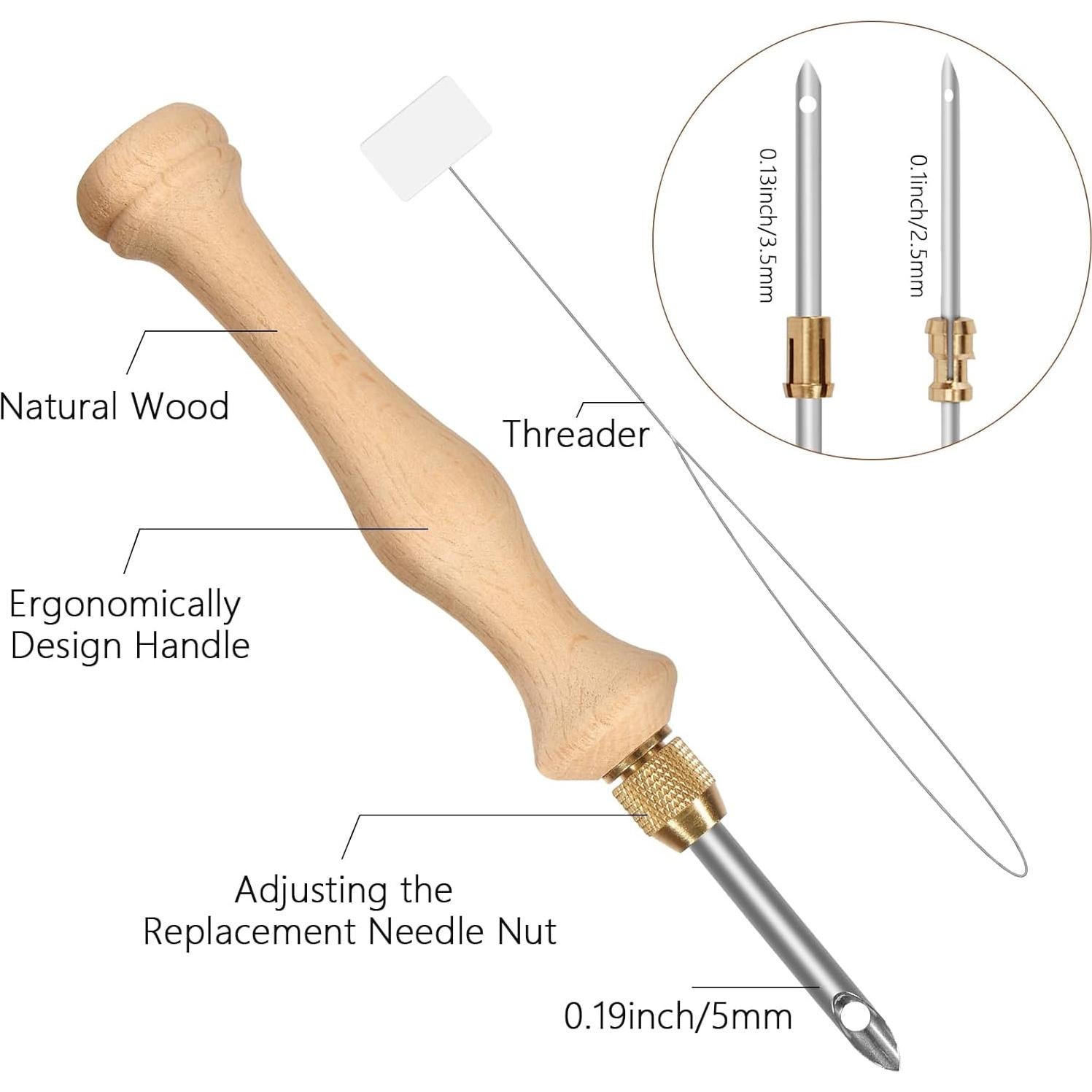 Kit de Agujas de Punch Pllieay 23 Piezas para Bordado