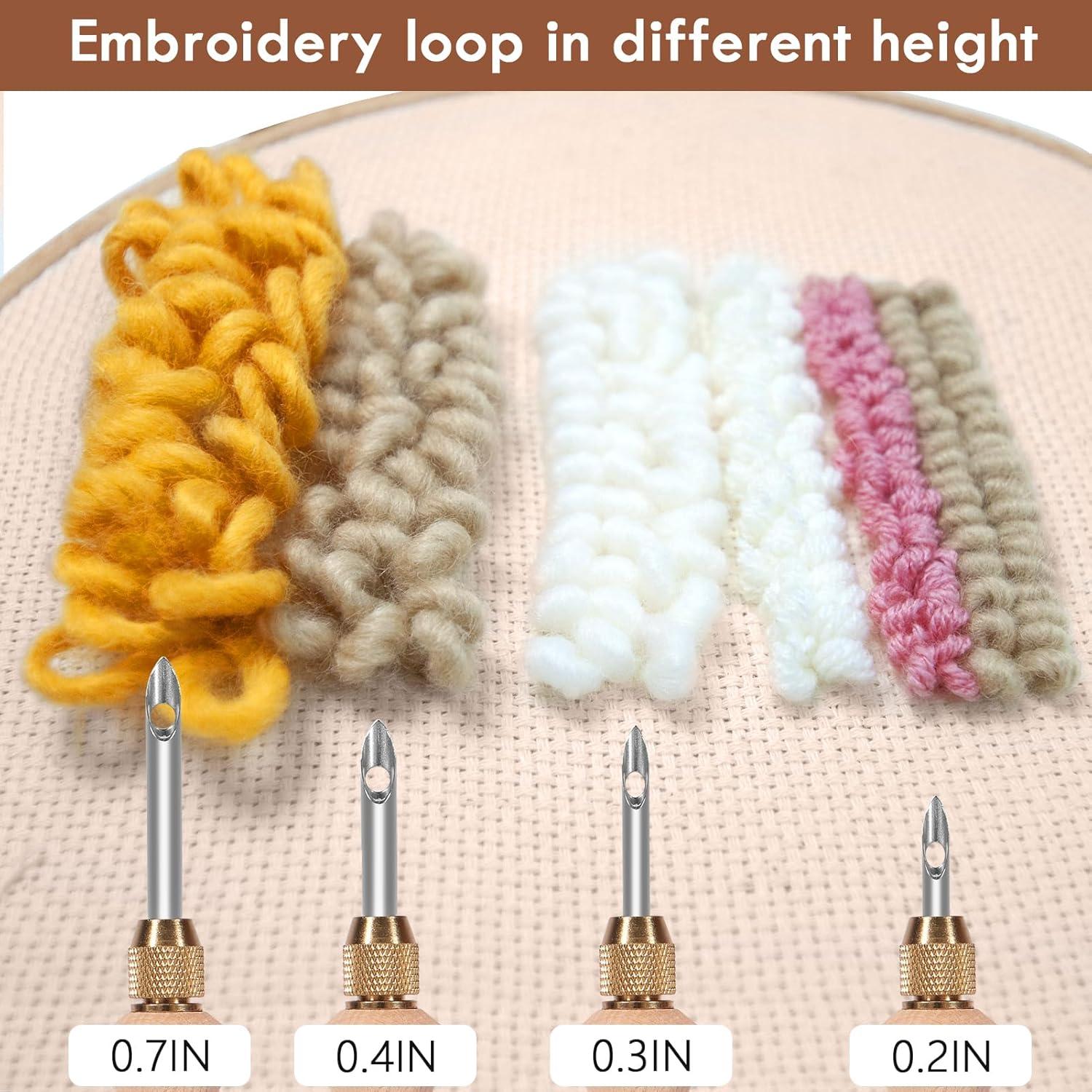 Kit de Agujas de Punch Pllieay 23 Piezas para Bordado