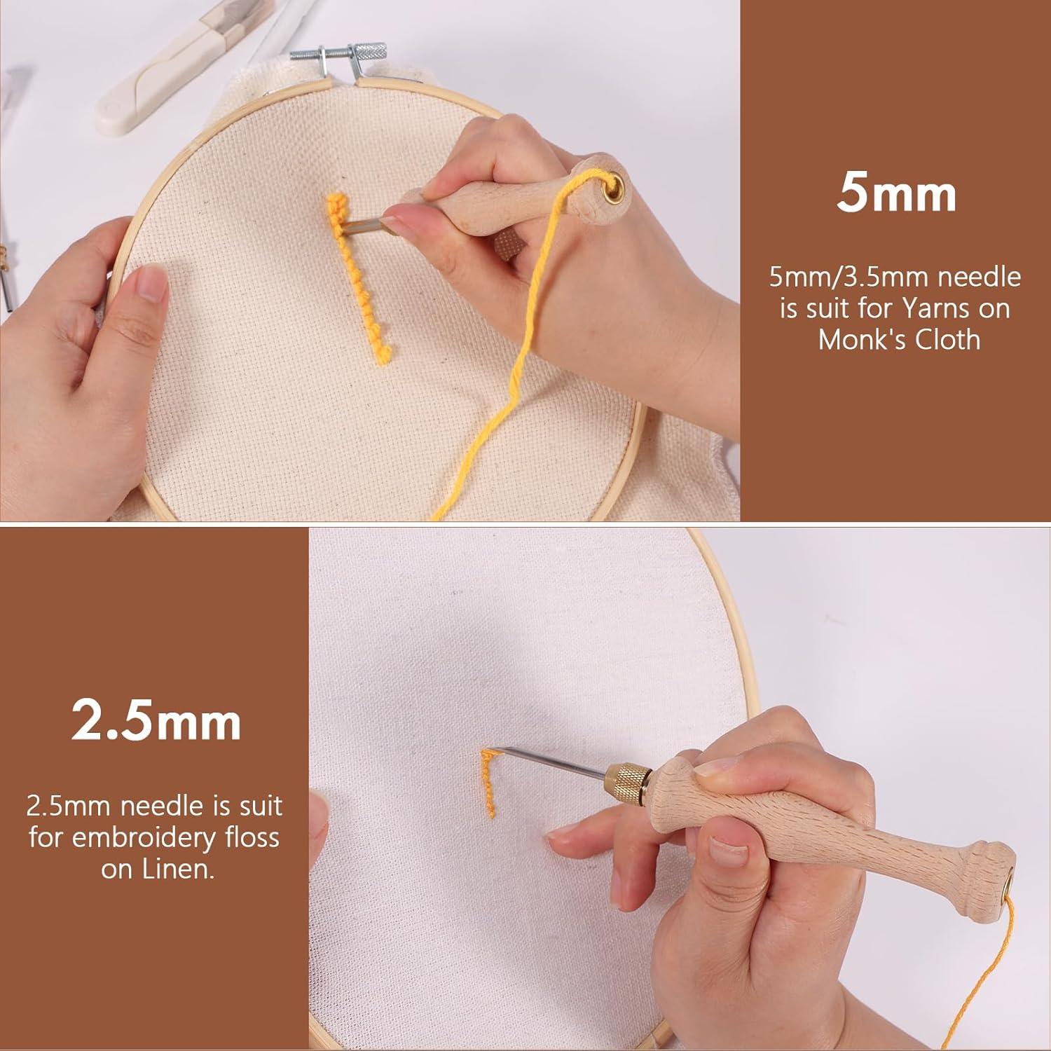 Kit de Agujas de Punch Pllieay 23 Piezas para Bordado