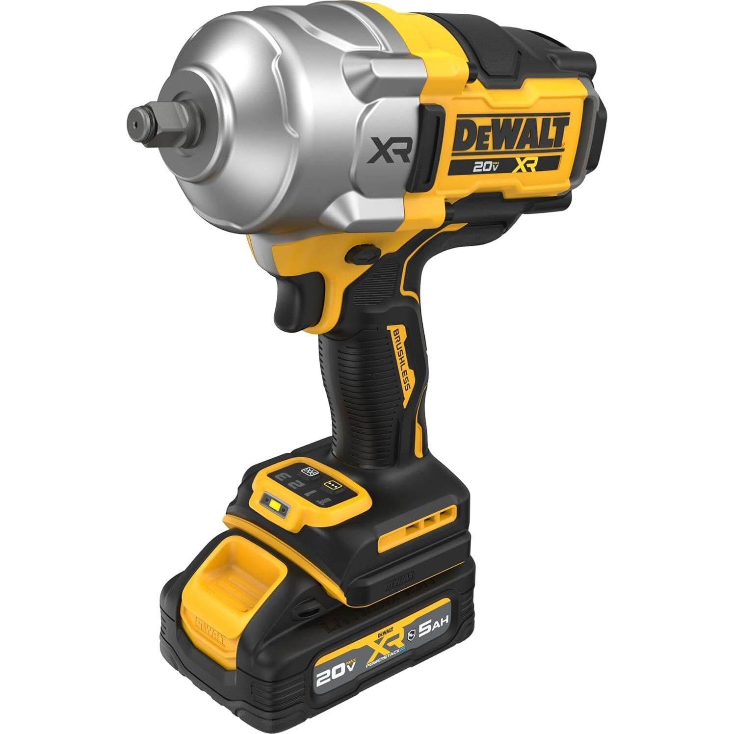 Llave de Impacto Inalámbrica DEWALT 20V MAX 1/2" Alto Par DCF961GH1