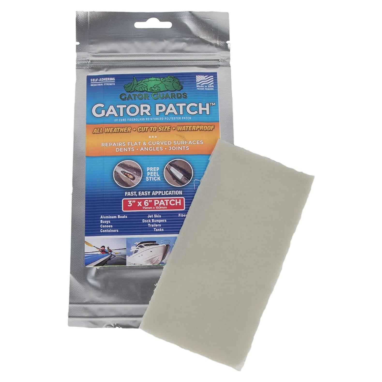 Parche Gator Reforzado para Reparación de Superficies 7.62x15.24 cm