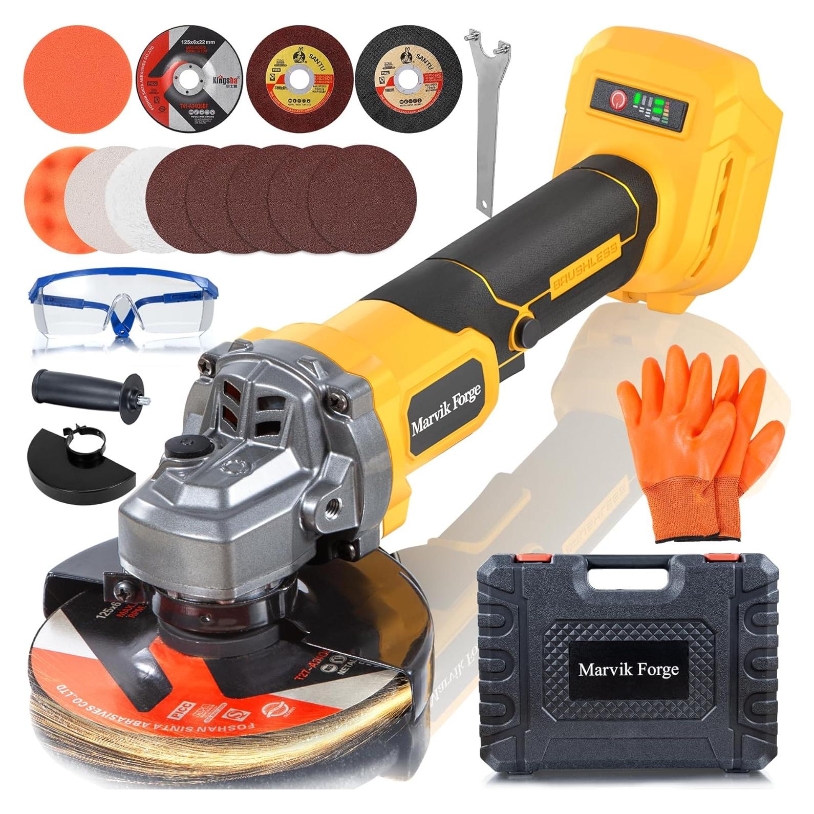 Amoladora Angular Inalámbrica Marvik Forge G2 20V 4.5"