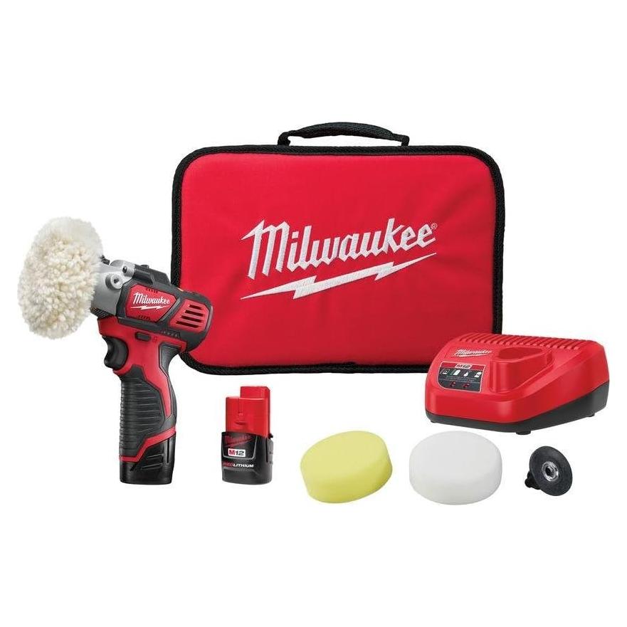 Pulidor Lijadora Milwaukee M12 12V Inalámbrico 2.41kg