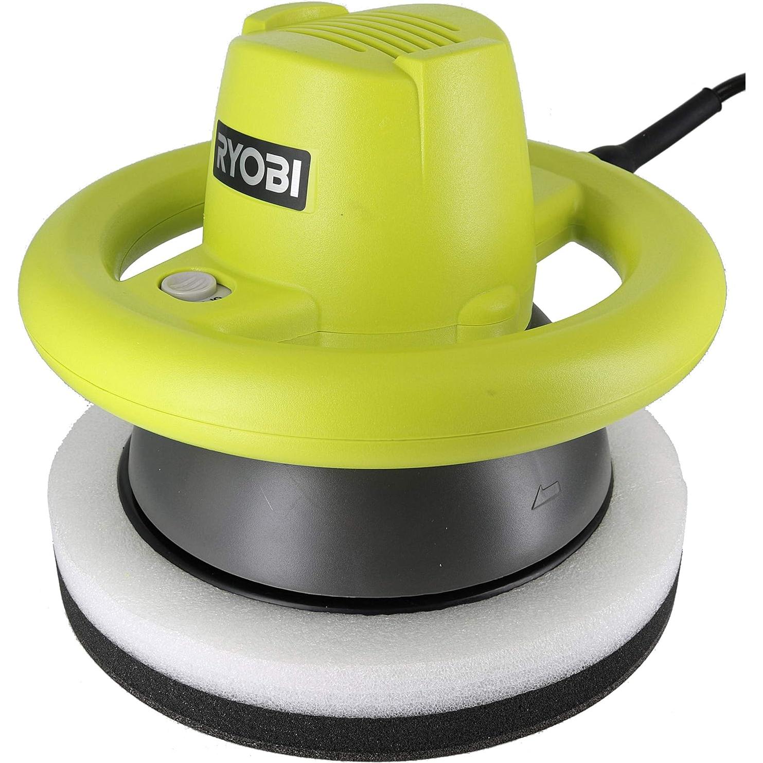 Pulidor Orbital Ryobi RB102G 0.75A 3200 OPM con 2 Almohadillas