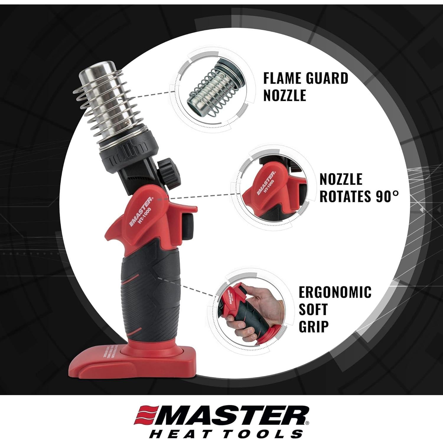 Pistola de Calor Inalámbrica Master Appliance HT-1000 Butano