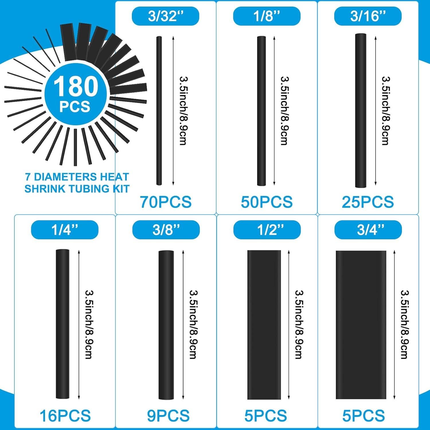 Kit de Conectores de Cable con Sello de Soldadura Mimorou