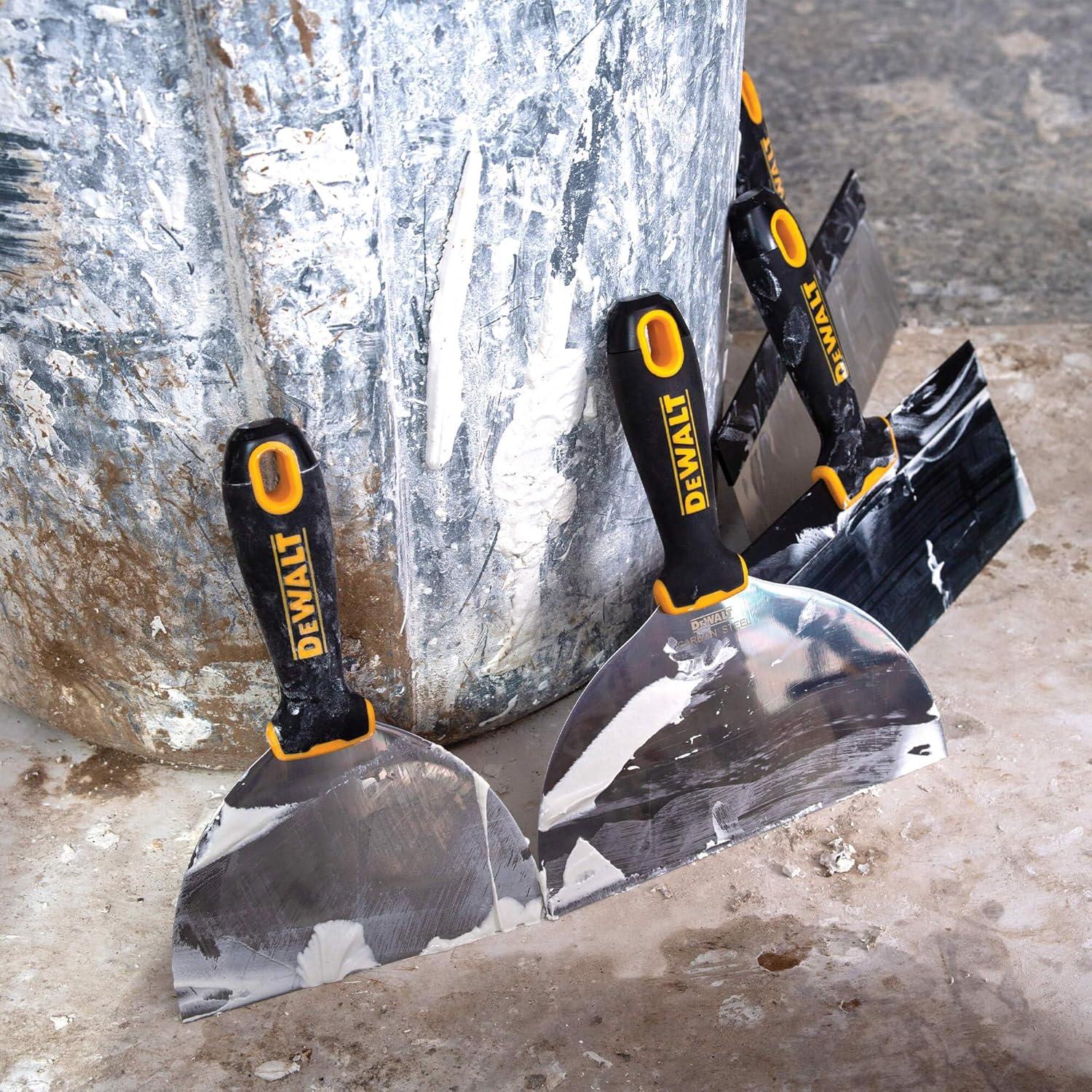 Cuchillos de Masilla DEWALT Acero Inoxidable 3 Piezas + Multitool
