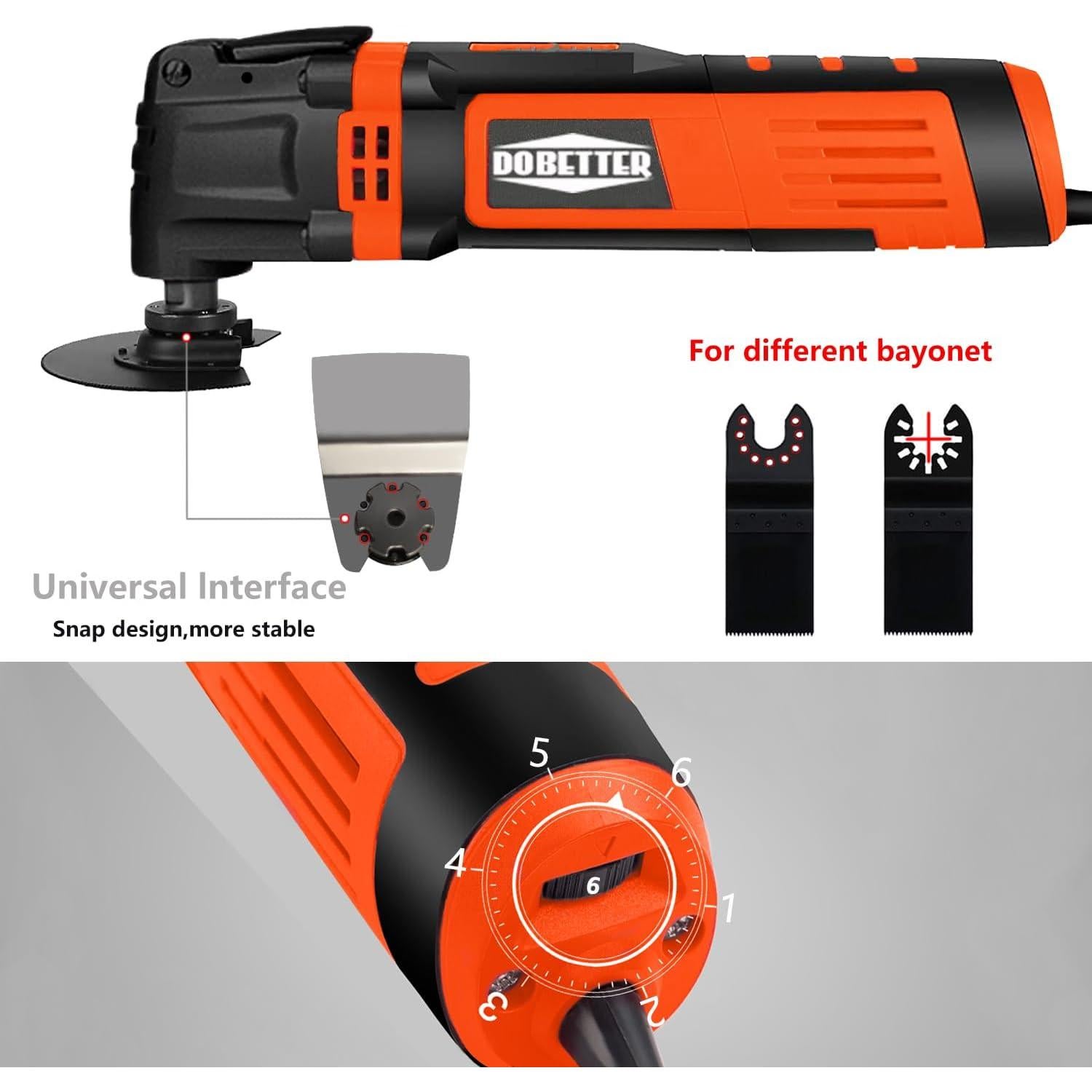 Herramienta Oscilante Dobetter 3.5Amp 6 Velocidades 2.36kg