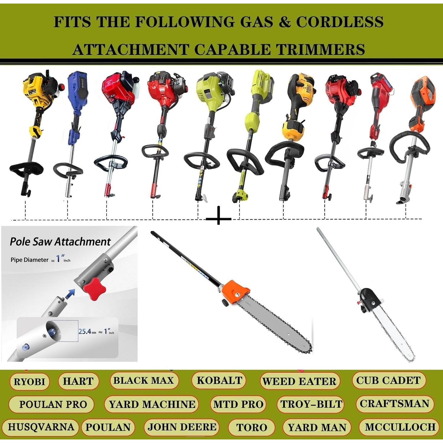 Accesorio de Sierra de Poste Kerlista 10" Ajustable para Recortadoras