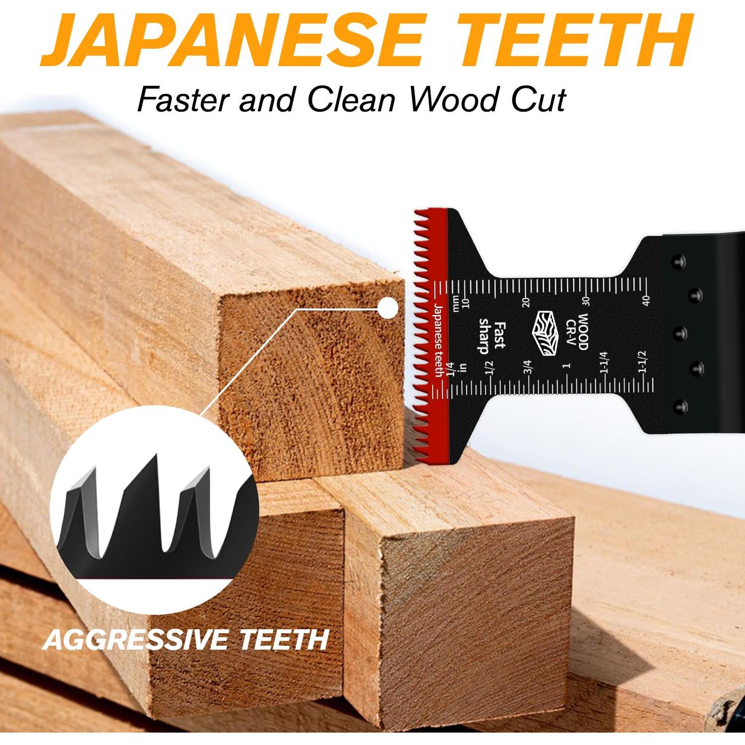 Kit de 65 Hojas Oscilantes Dbsawmxn para Metal y Madera