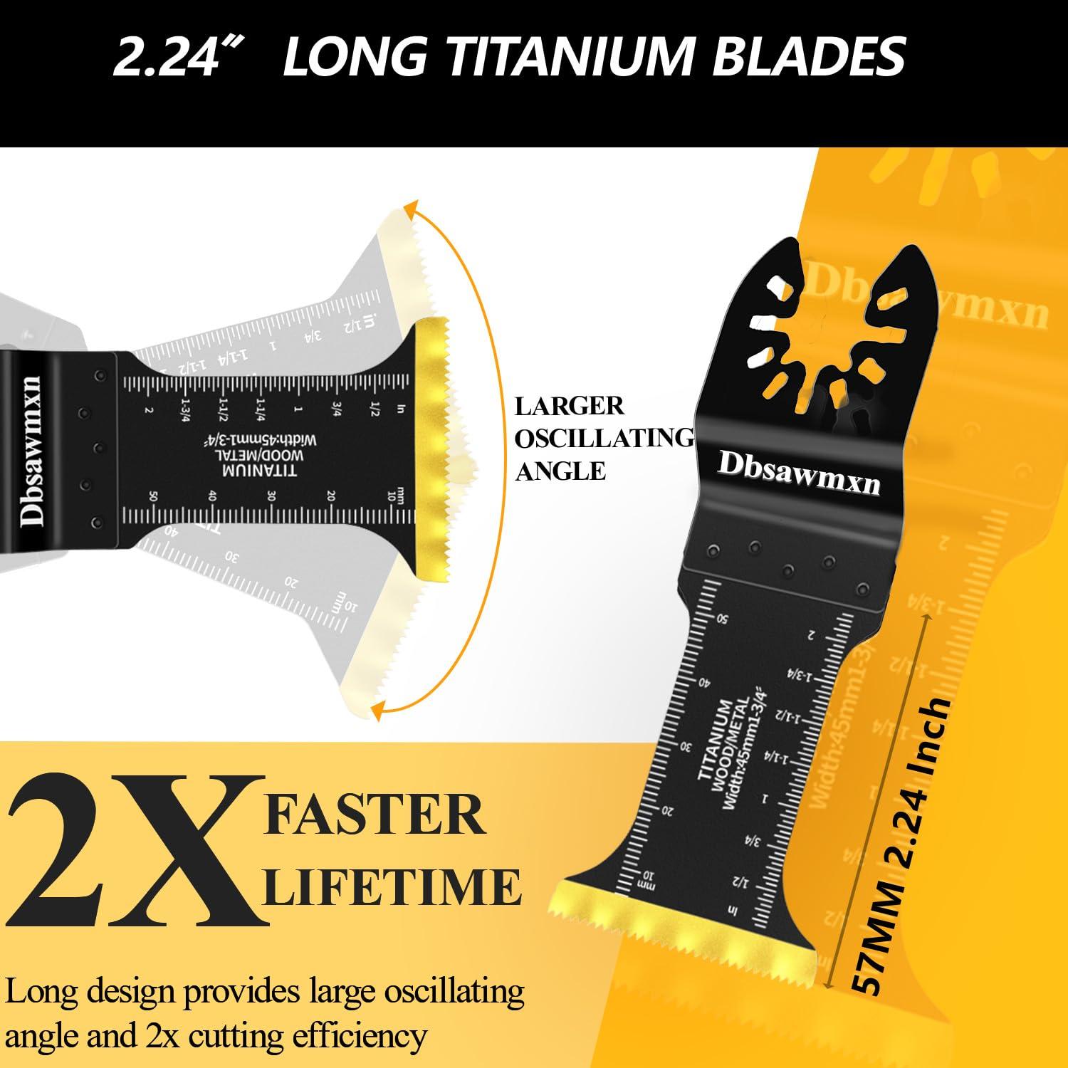 Kit de 65 Hojas Oscilantes Dbsawmxn para Metal y Madera