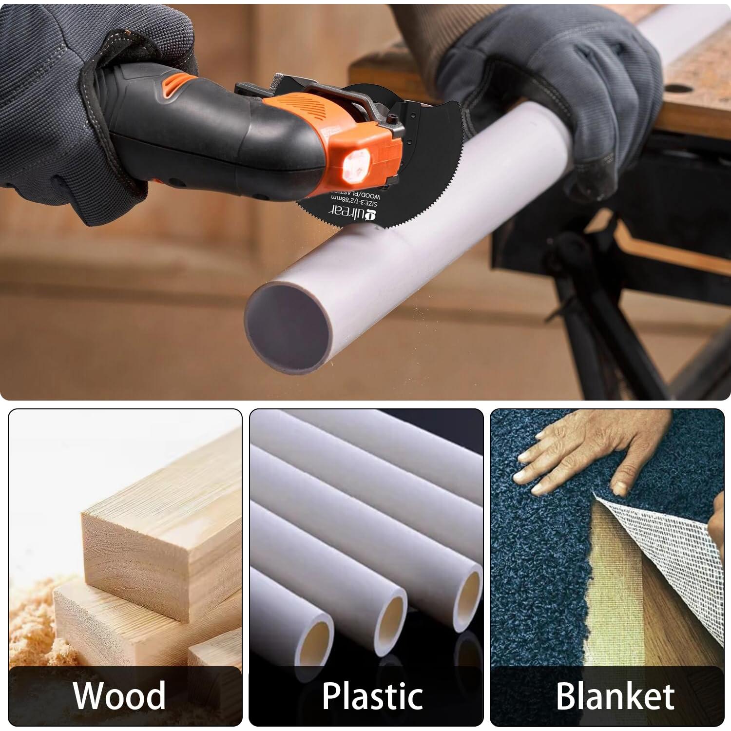 Kit de 25 Hojas de Sierra Oscilante Gulrear - Titanio, Universal