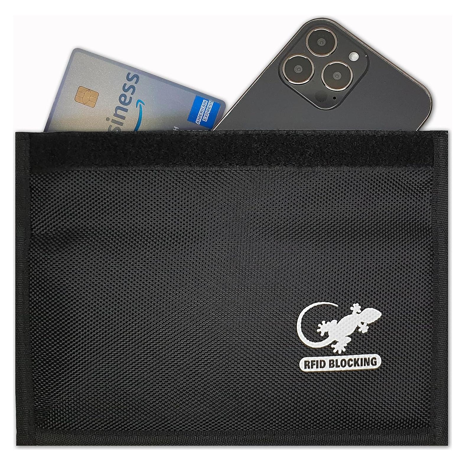 Bolsa Faraday RFID Gecko Travel Tech - Protección Nylon 20.8cm