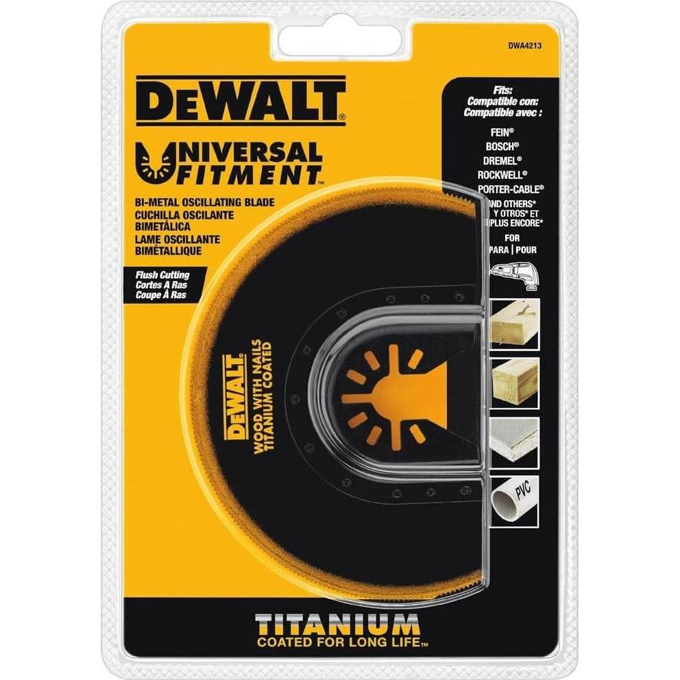 Hoja de Herramienta Oscilante DEWALT DWA4213 12.2 cm