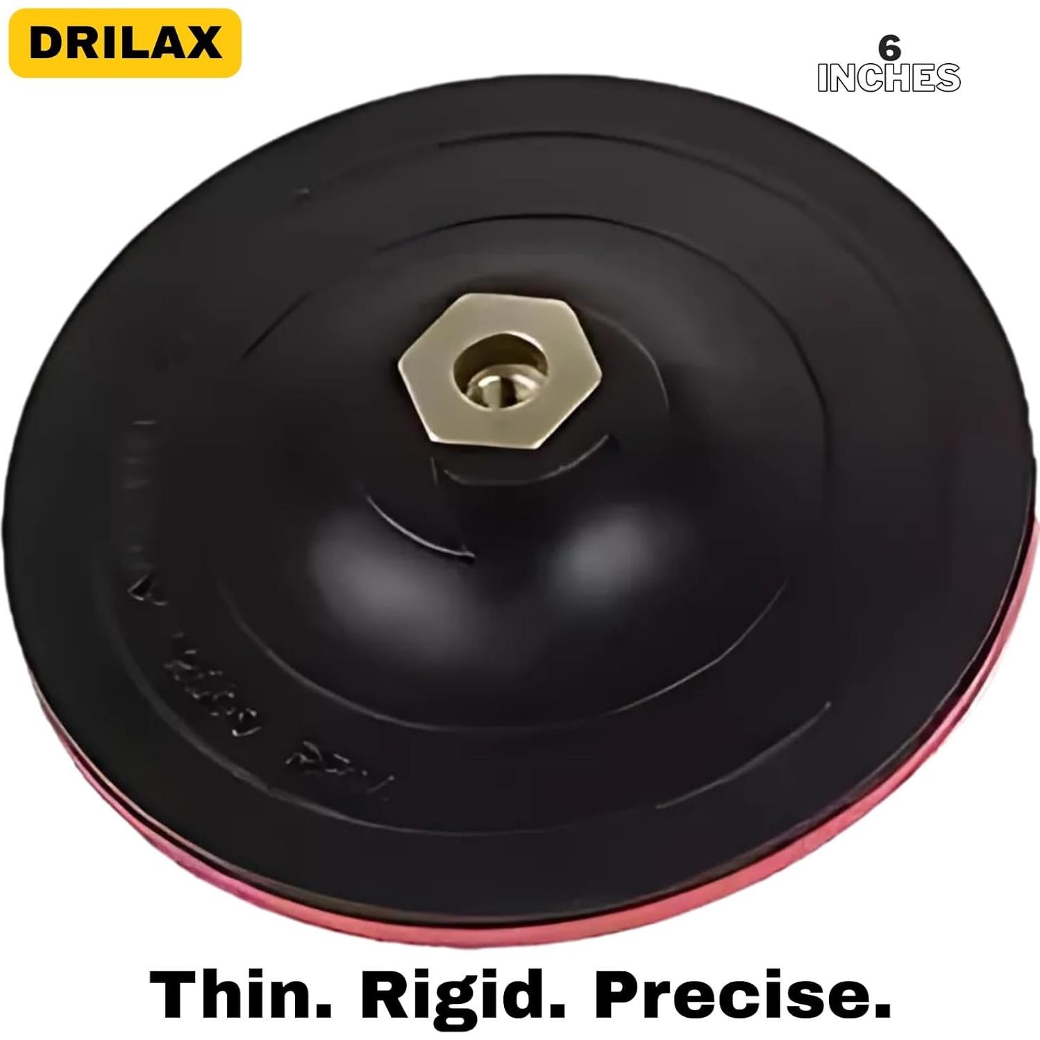 Almohadilla de Respaldo Drilax 15.24 cm con Gancho y Bucle