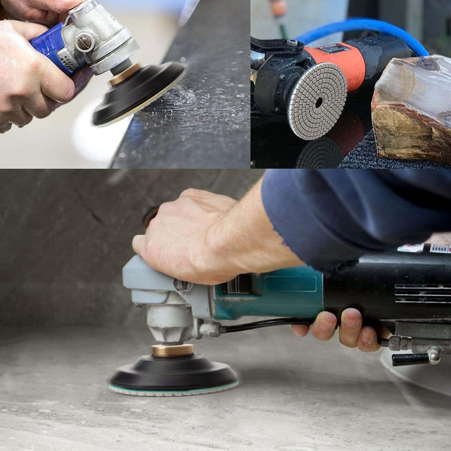 Kit de Almohadillas de Pulido AxPower 13 Piezas 4" Grit 50-8000