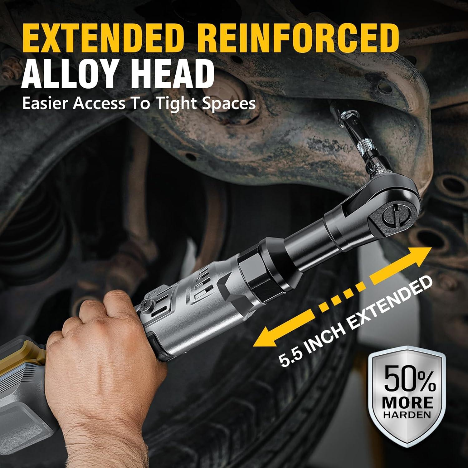 Llave de Trinquete Inalámbrica ADOTOCAM 3/8" 75 Ft-lbs 20V