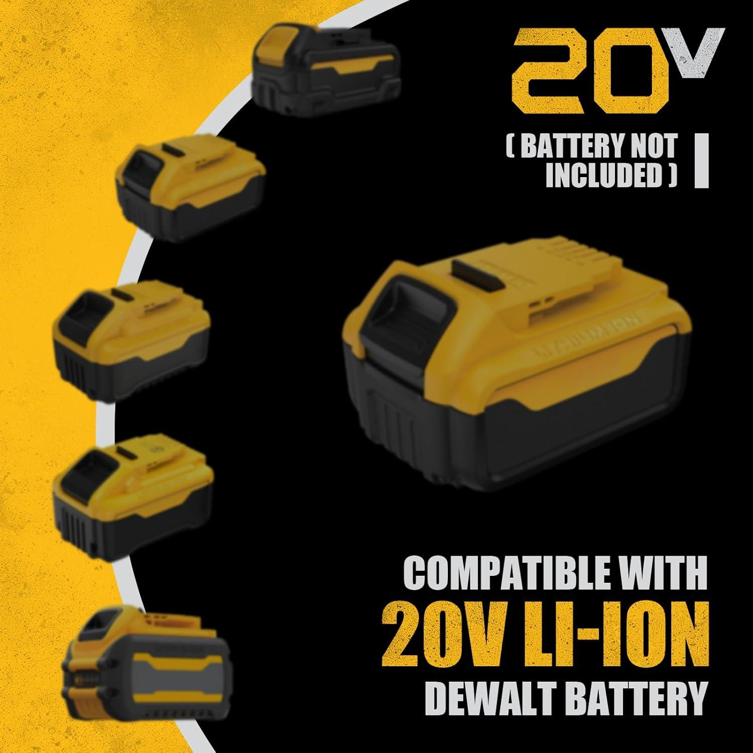 Llave de Trinquete Inalámbrica ADOTOCAM 3/8" 75 Ft-lbs 20V