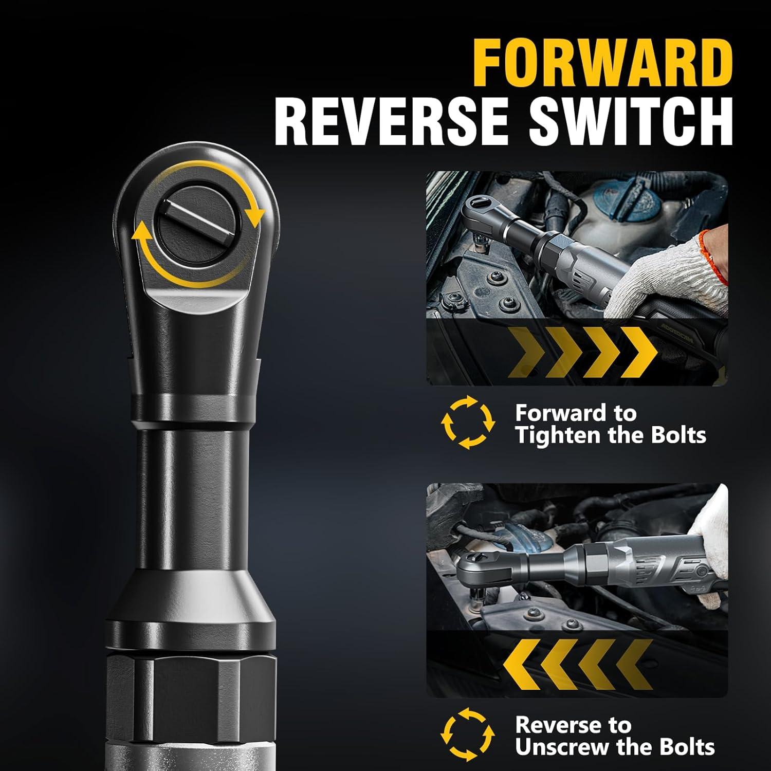 Llave de Trinquete Inalámbrica ADOTOCAM 3/8" 75 Ft-lbs 20V