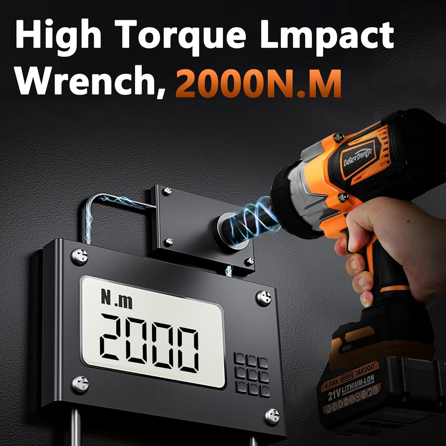 Llave de impacto inalámbrica DeWalt 20V MAX 3/4" 2000N.m