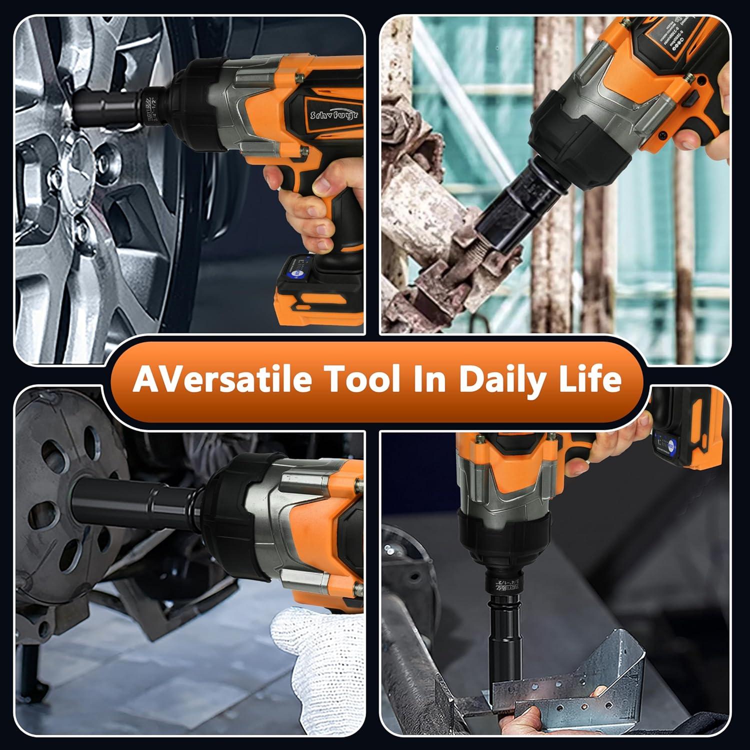 Llave de impacto inalámbrica DeWalt 20V MAX 3/4" 2000N.m