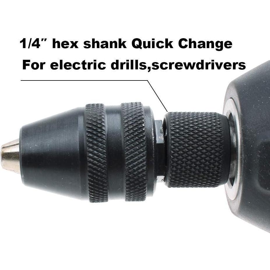 Adaptador Mandril Sin Llave 1/4" AUTOTOOLHOME para Destornillador