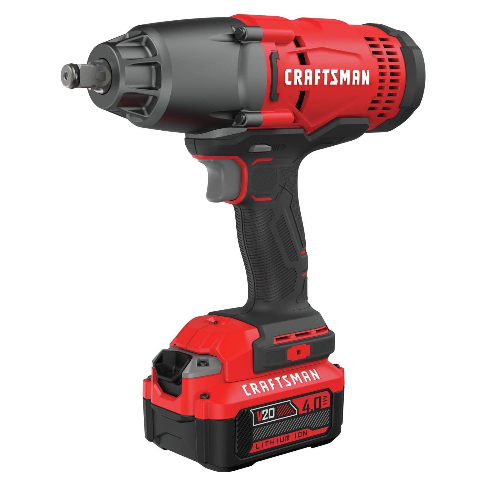 Llave de Impacto Inalámbrica CRAFTSMAN 1/2" 20V 4Ah Kit