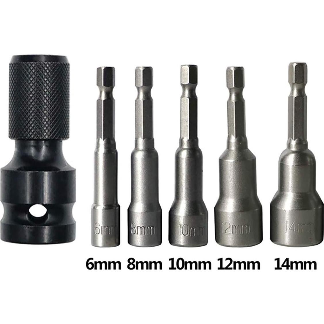 Adaptador Convertidor DCA 1/2" a 1/4" Femenino 2 Pcs