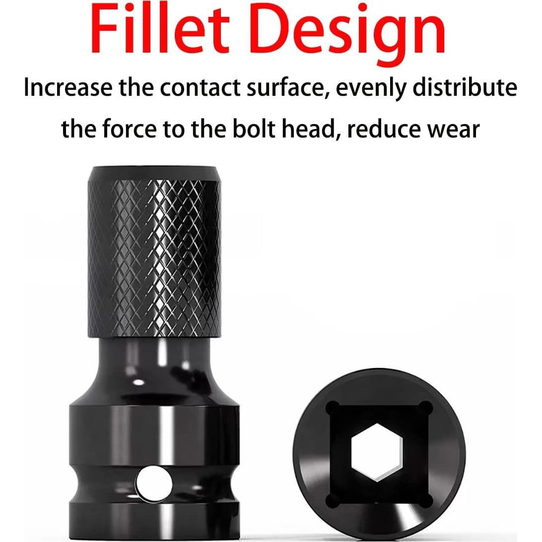 Adaptador Convertidor DCA 1/2" a 1/4" Femenino 2 Pcs