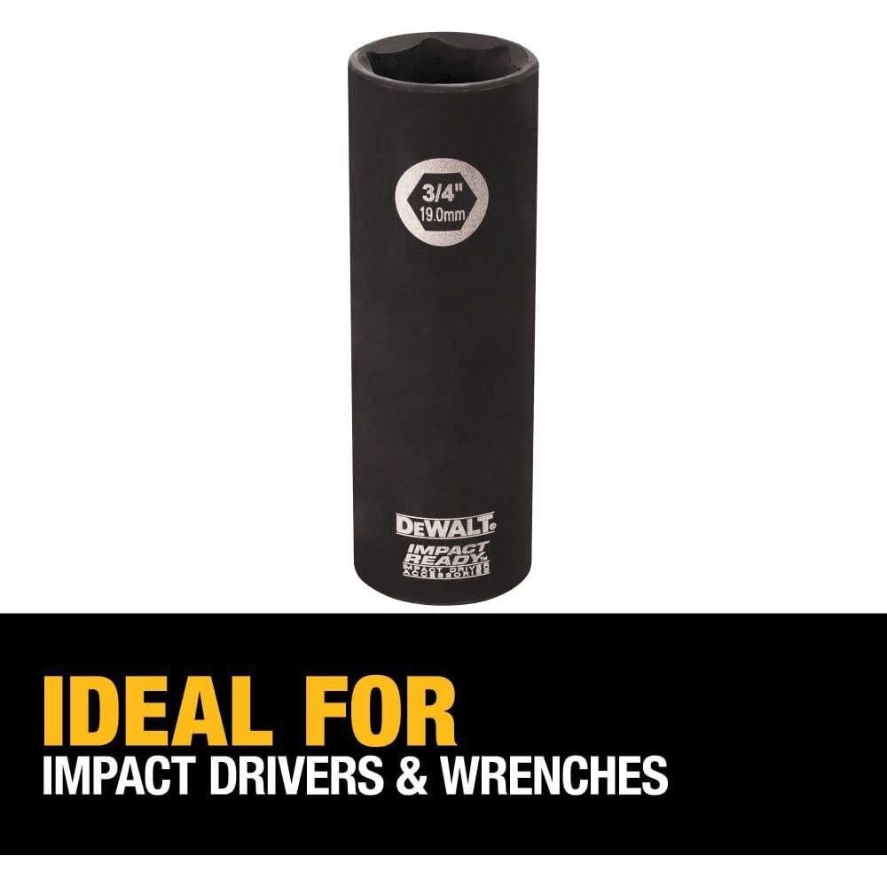 Socket Profundo 3/4" Dewalt DW22902 para Impacto 1/2"
