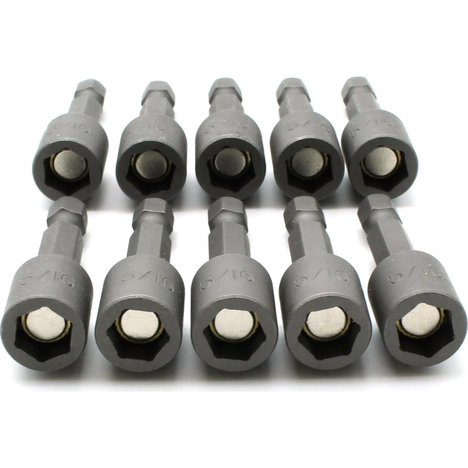 Juego de 10 Destornilladores Magnéticos TEMO 5/16" para Impacto