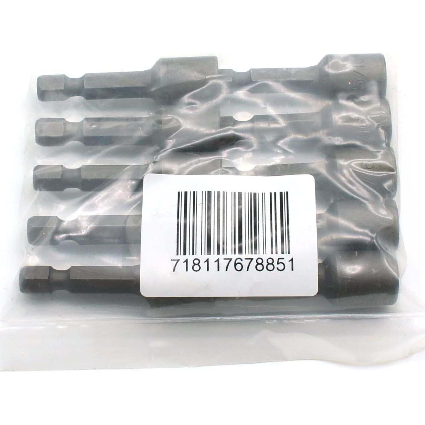 Juego de 10 Destornilladores Magnéticos TEMO 5/16" para Impacto