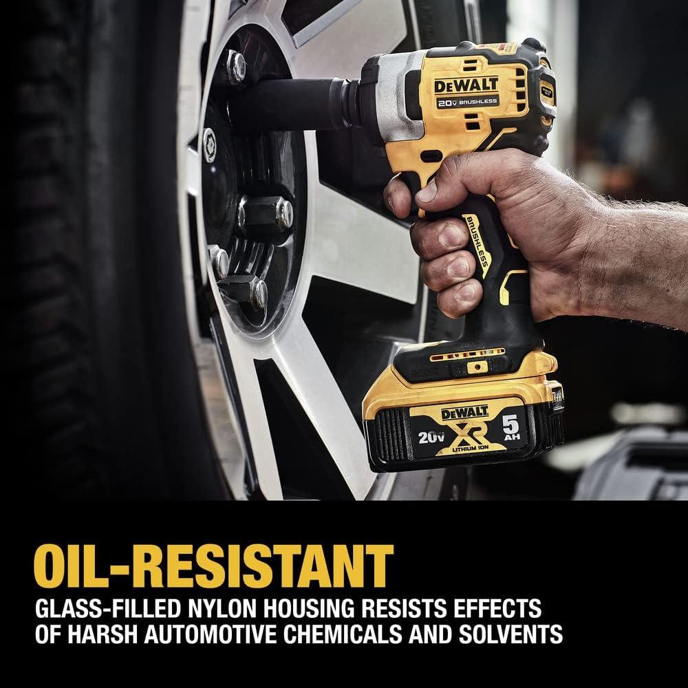 Llave de Impacto Inalámbrica DEWALT DCF911P2 20V 1/2" 339.8 Nm