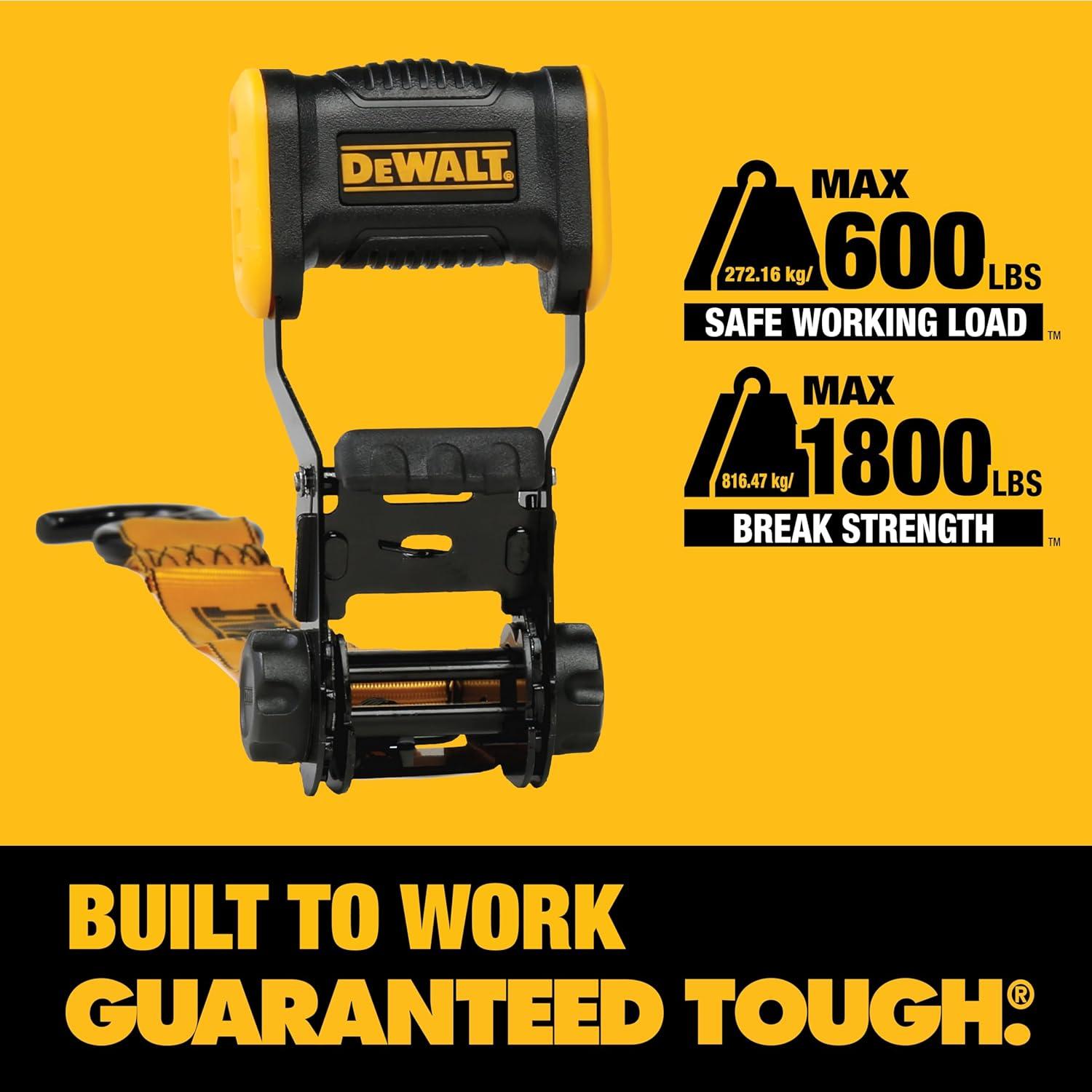 Correas de Amarre DEWALT DXBC18002 3.18 cm x 3.66 m 2 Unidades