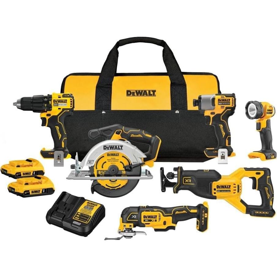 Kit de herramientas sin escobillas DeWalt DCK628D2 20V MAX