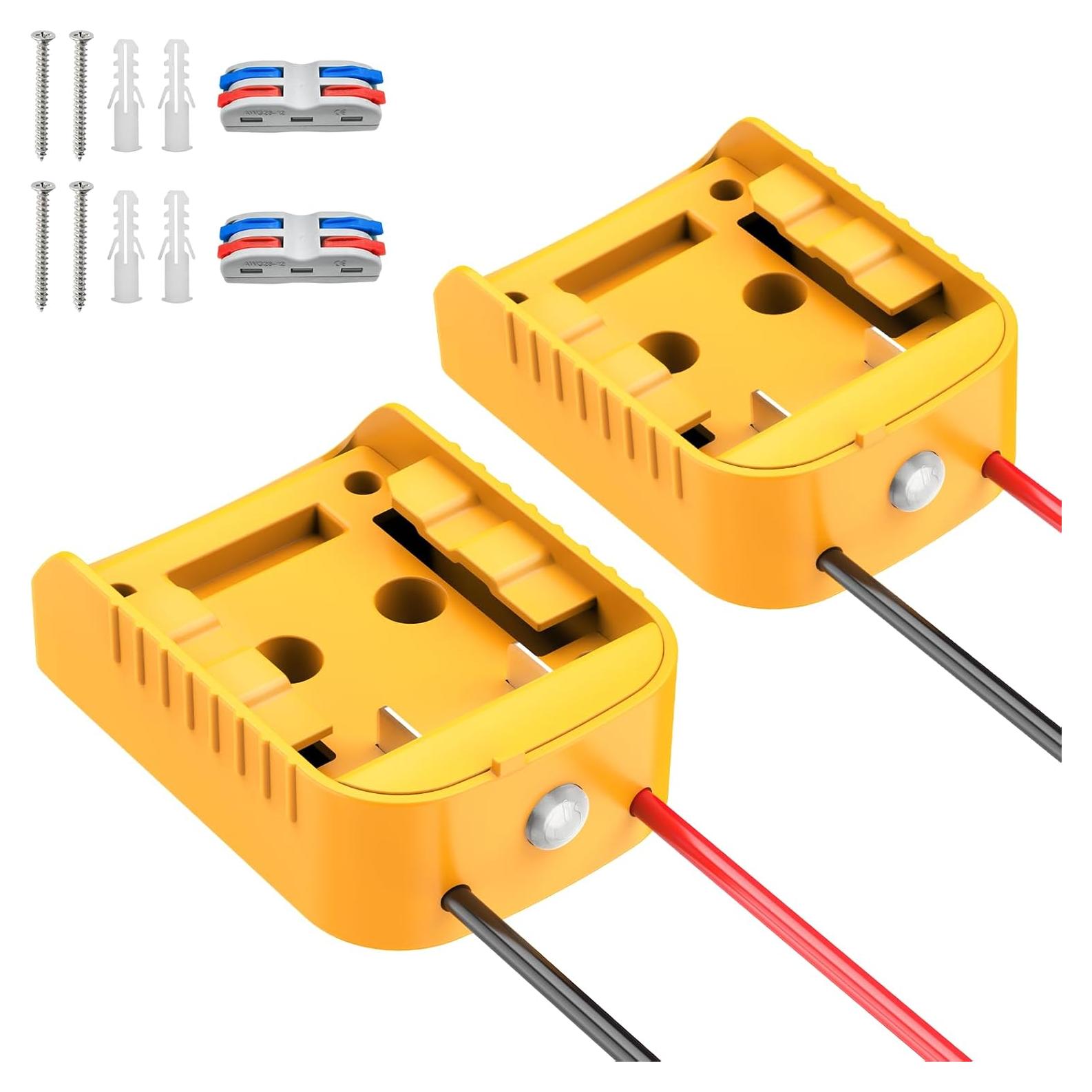 Adaptador de Batería Kzreect 20V con Interruptor y Protección