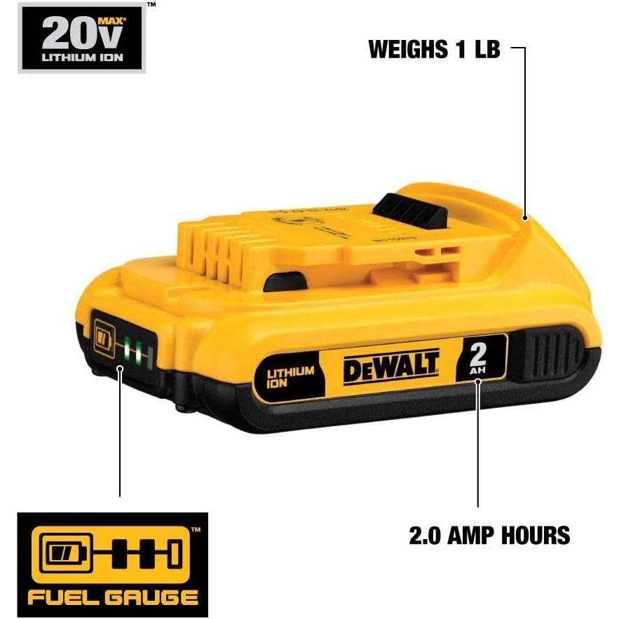 Batería 20V 2.0Ah Dewalt DCB203 Ion de Litio