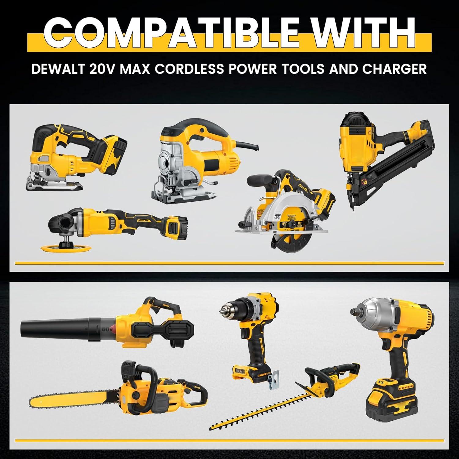 Batería de iones de litio 8.0Ah DeWalt DCB200 - 2 Paquetes