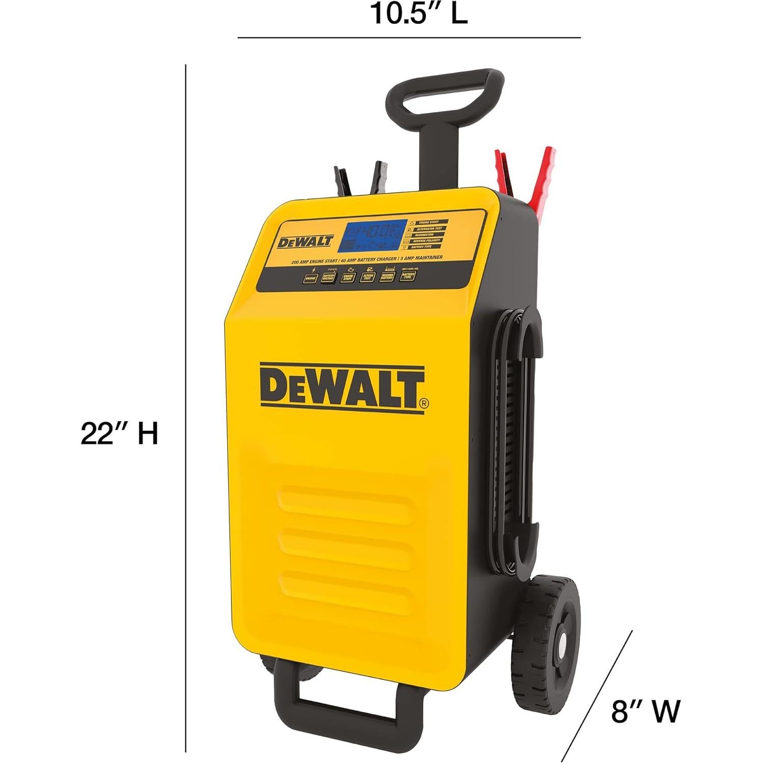 Cargador de Batería DeWalt DXAEC200 200A 40A 12V Portátil
