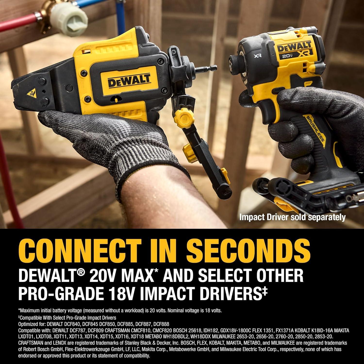 Accesorio de Pinzas PEX IMPACT CONNECT Dewalt DWAPXPIR