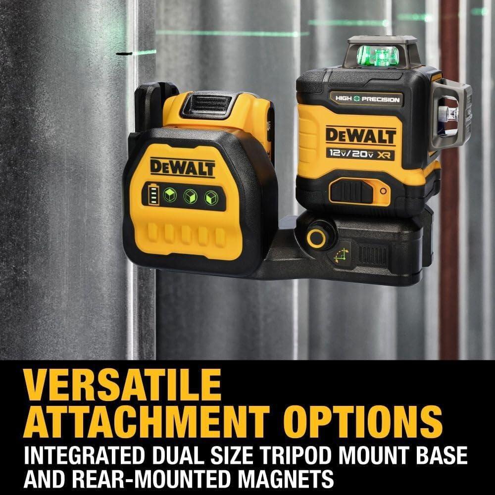 Láser de Línea DEWALT 12V/20V MAX XR 3X 360 Verde Preciso