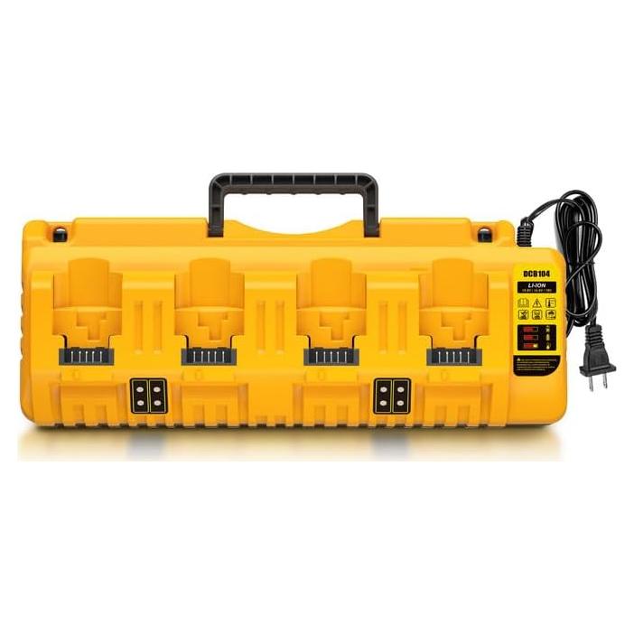 Cargador de Batería DCB104 COOMYXIN 20V MAX 4 Puertos USB